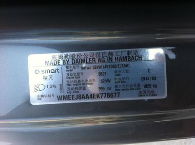 福州二手车市场新发现 未上牌二手Smart，仅售9.5万元